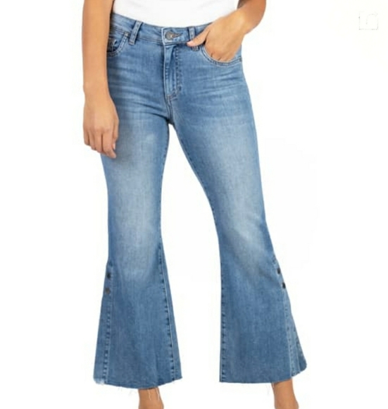 KUT from the KLOTH Jeans KELSEY Akle Flare NWT - Picture 2 of 6